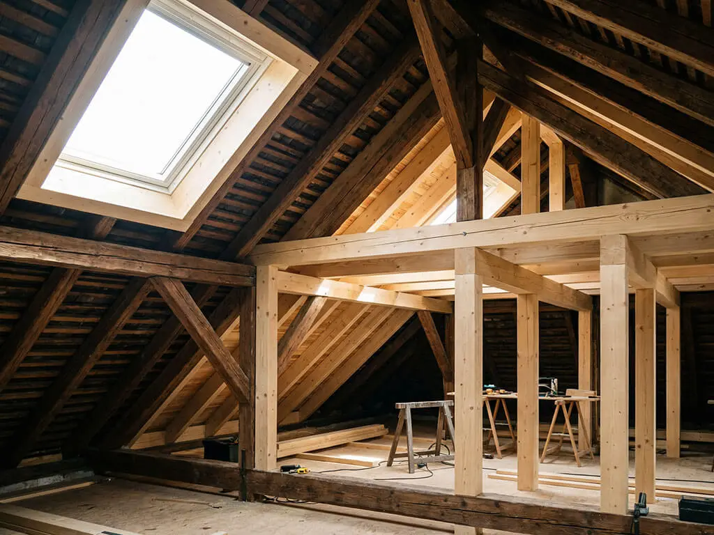 Modification de structure : aménagement de combles